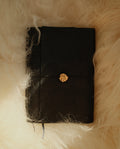 Black Smooth Leather